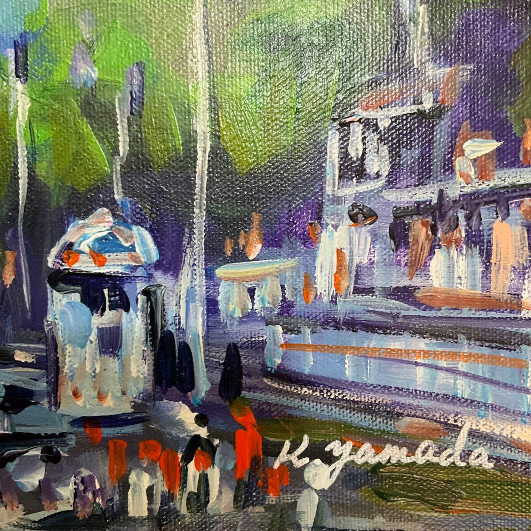 絵画・額縁・油絵・山田 一夫・新品未使用・スペイン・美術品・インテリア・雑貨