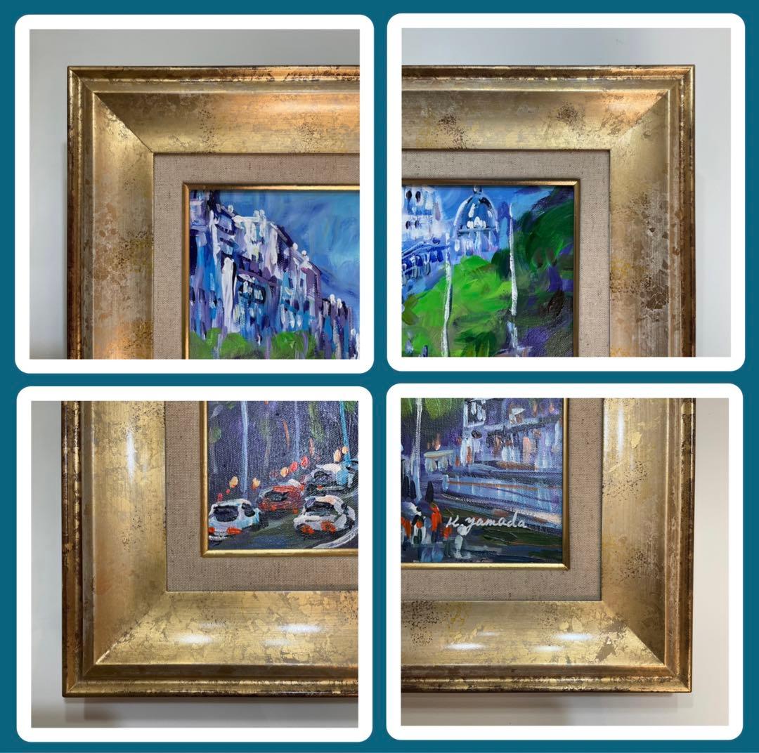 絵画・額縁・油絵・山田 一夫・新品未使用・スペイン・美術品・インテリア・雑貨