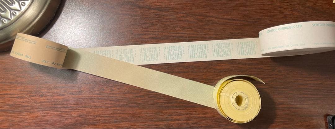 専用ページ　海外　レアロールチケットヴィンテージ　チケット