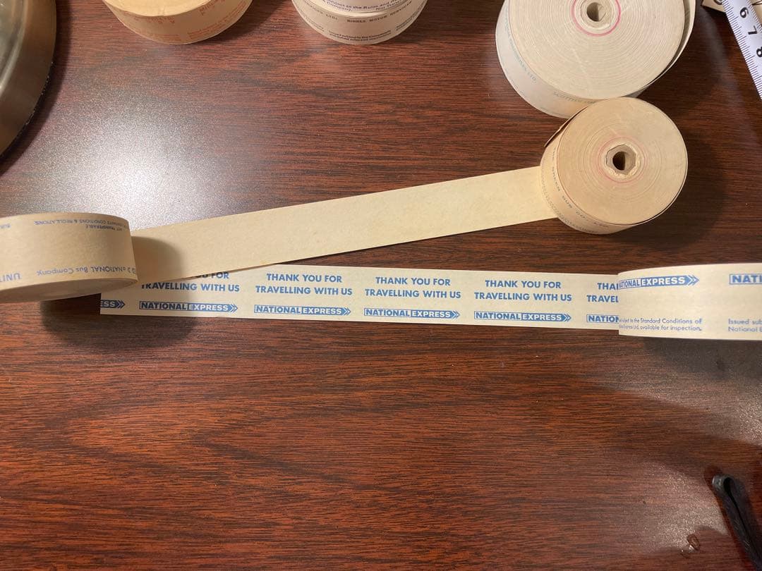 専用ページ　海外　レアロールチケットヴィンテージ　チケット