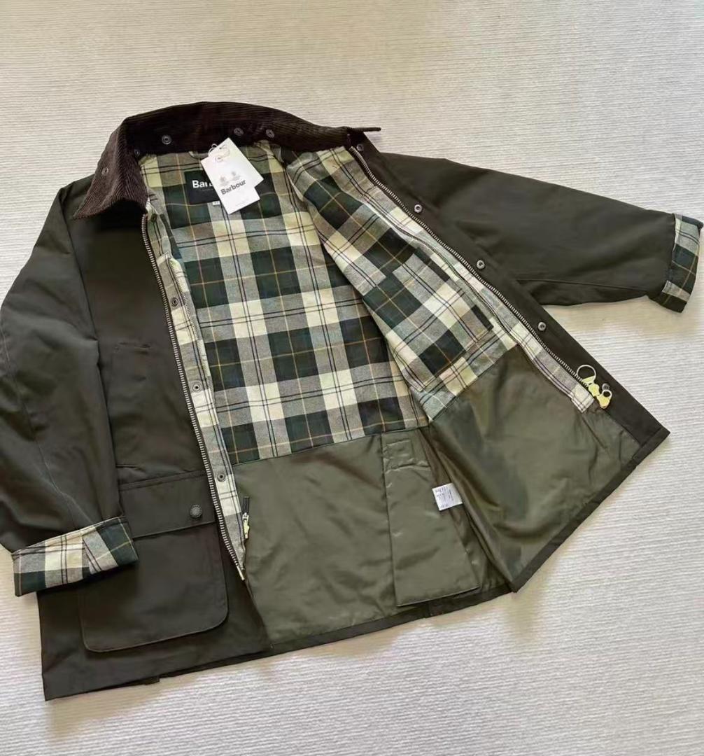 Barbour OS Bedale ワックスなし版 セージグリーン