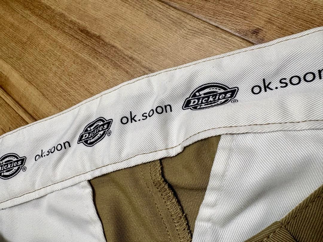 ok.soon×dickies wide chino pants