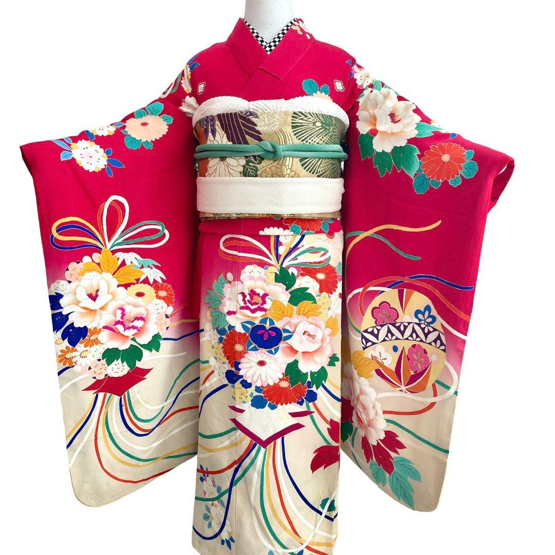 アンティーク　女の子　子供着物　七五三　アンティーク着物　NO26