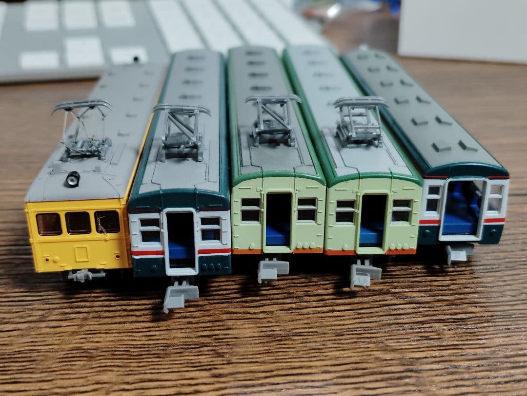 相模鉄道　先頭車　5両セット　歴代車両　モニ2000 相鉄　鉄コレ