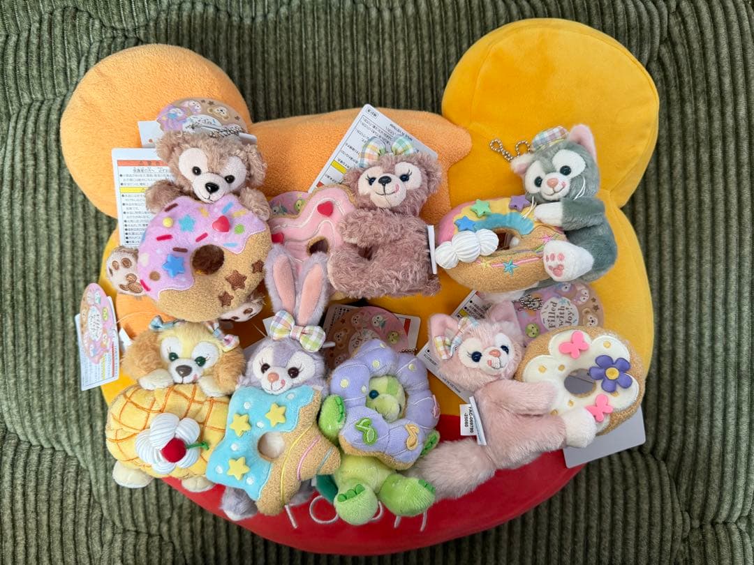 タグ付き新品ダッフィー　ぬいバ7種+2025クリスマス　ぬいバ5種12体セット