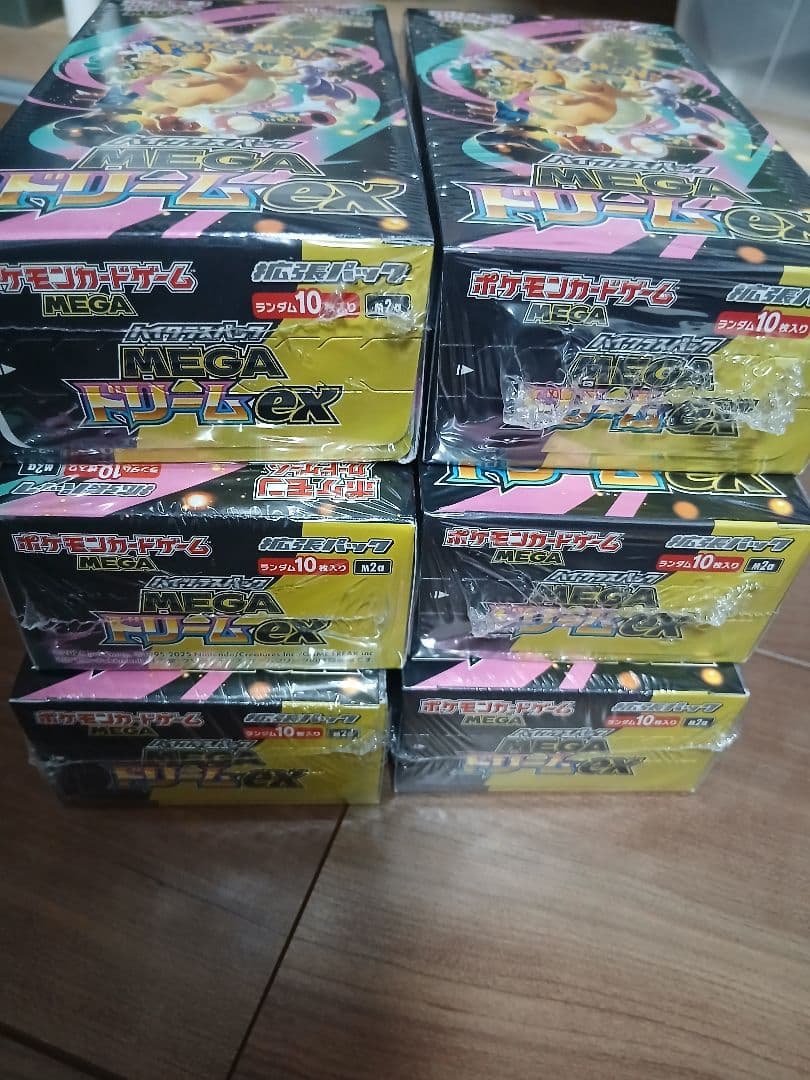 メガドリームex 6BOX　シュリンクつき