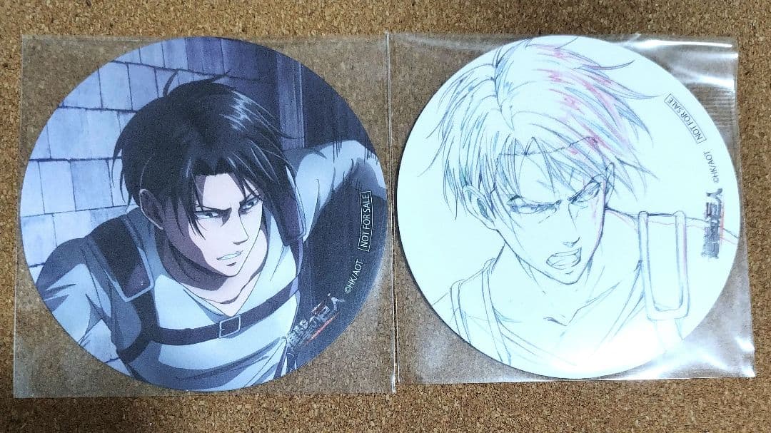 進撃の巨人 WIT STUDIO コミケ限定 リヴァイ コースター