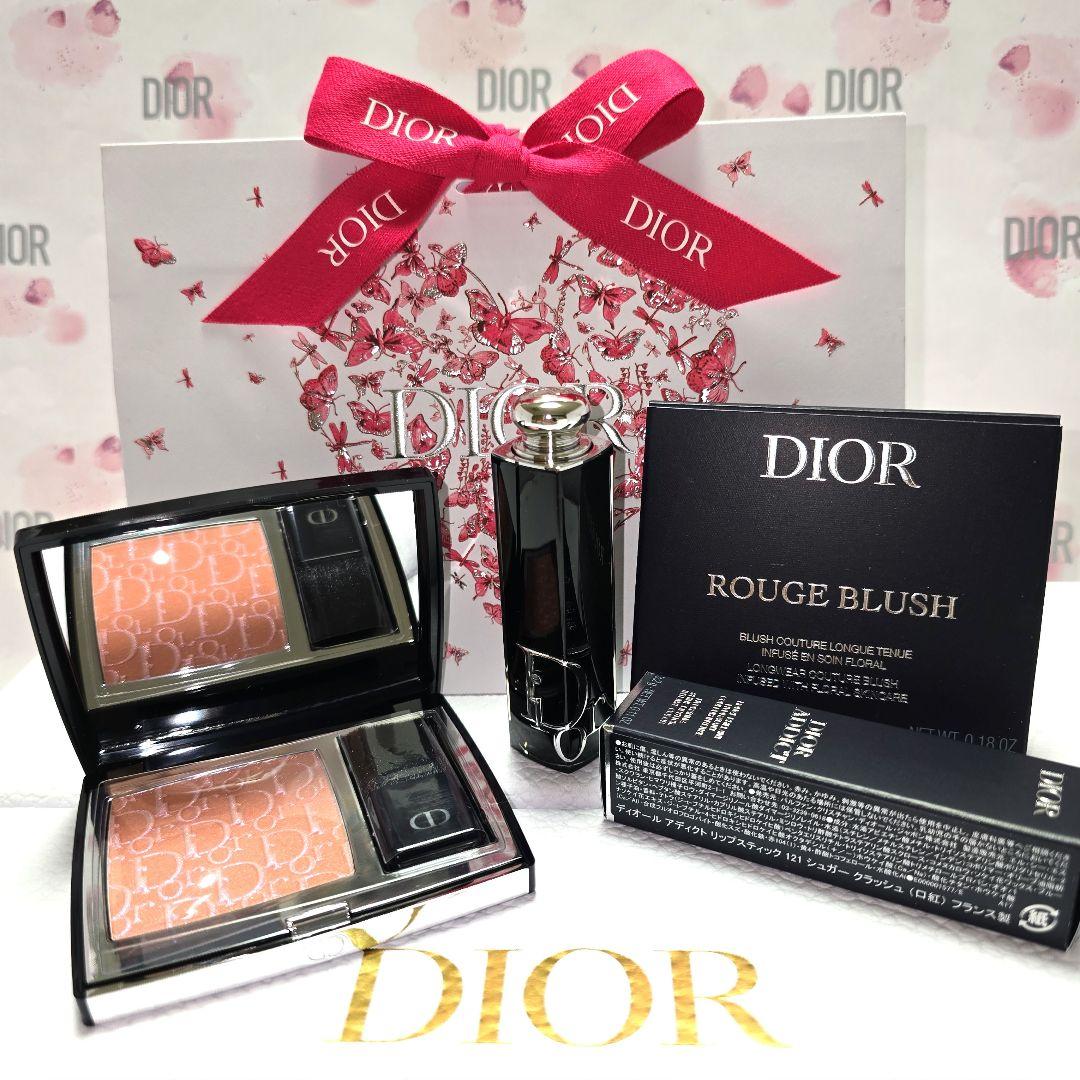 ココロ♡様♥Diorルージュブラッシュ 748+アディクトリップ121伊勢丹限定