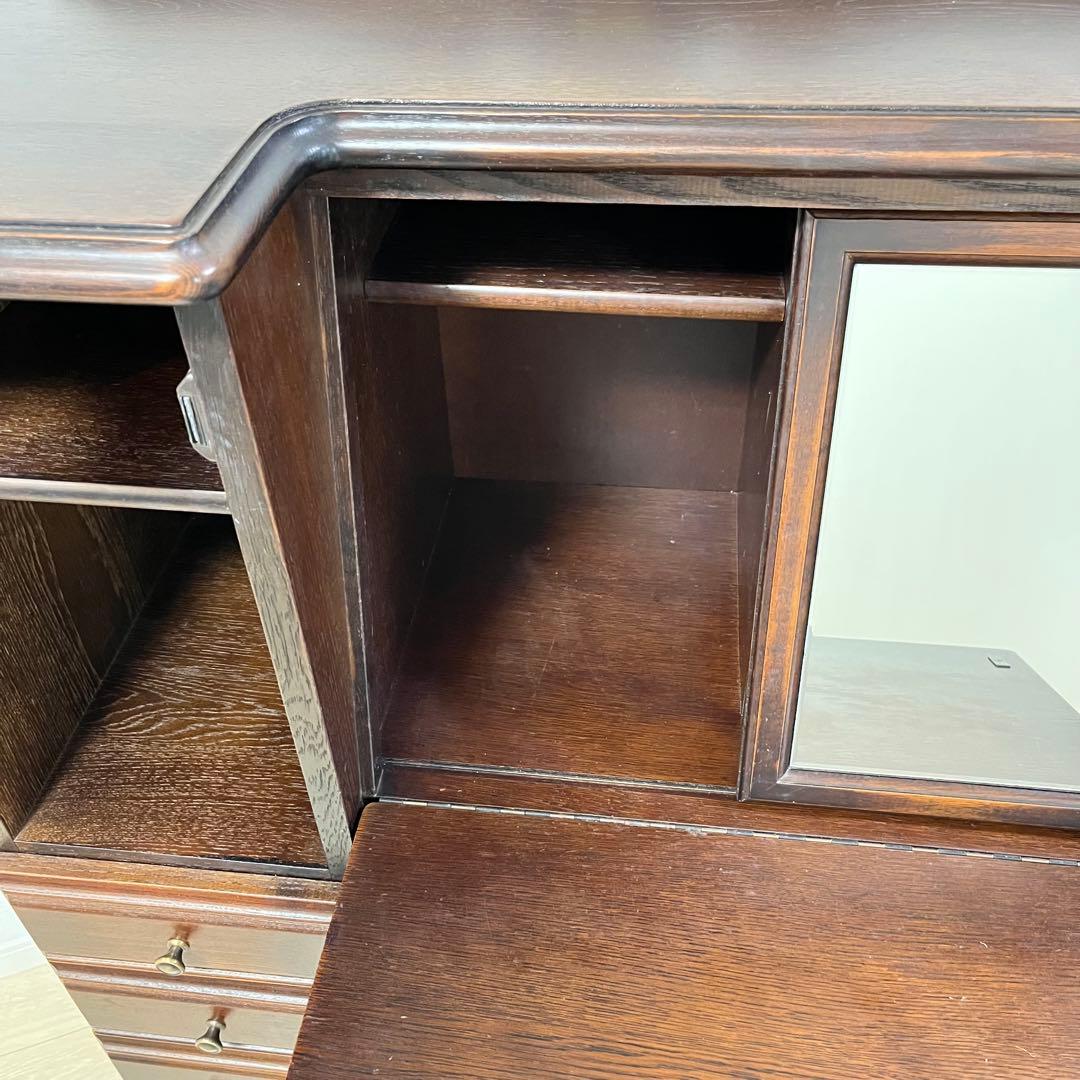 (つ14)ミラーデスク コンパクトドレッサー アトランタライティングビューロー