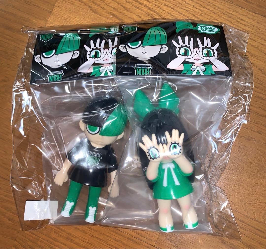 NOAH × GRAPE BRAIN SPコラボソフビ のりくん にぎるちゃん