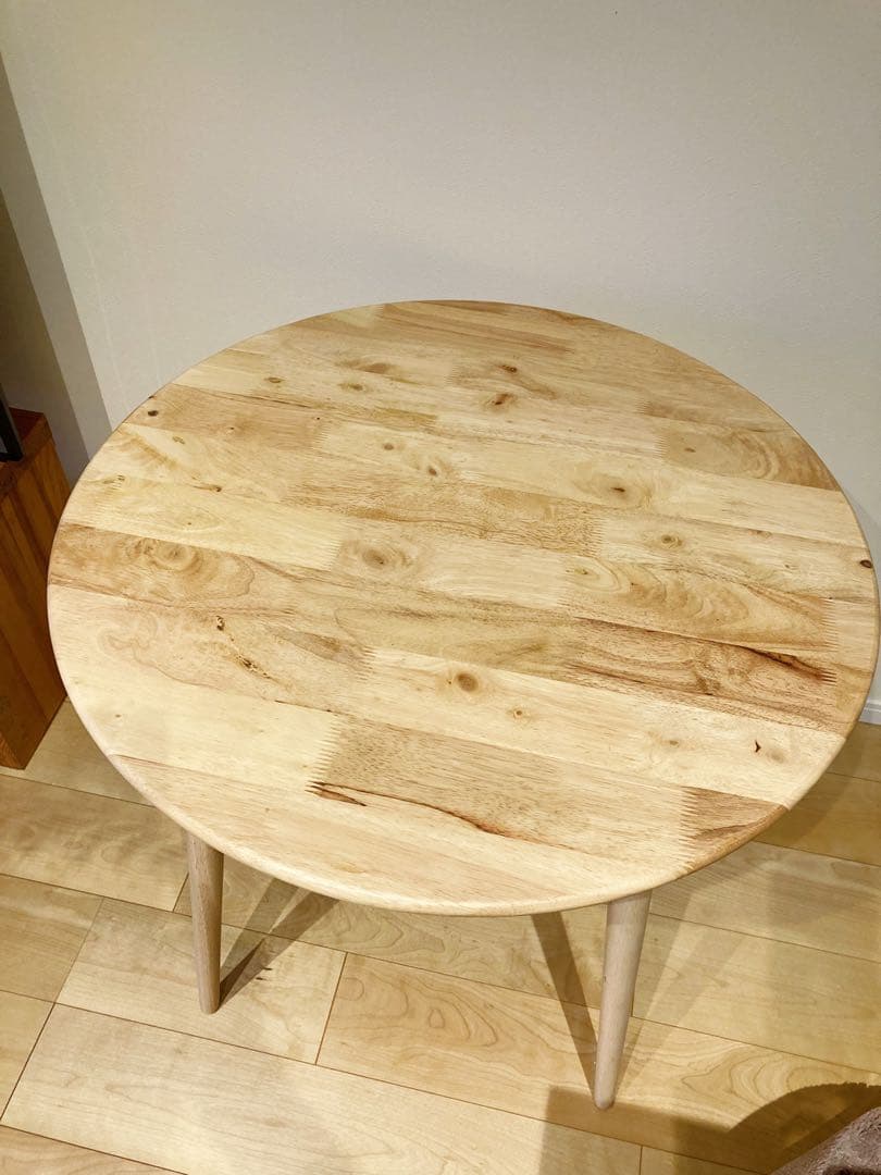 木製丸テーブル 小型（75cm）