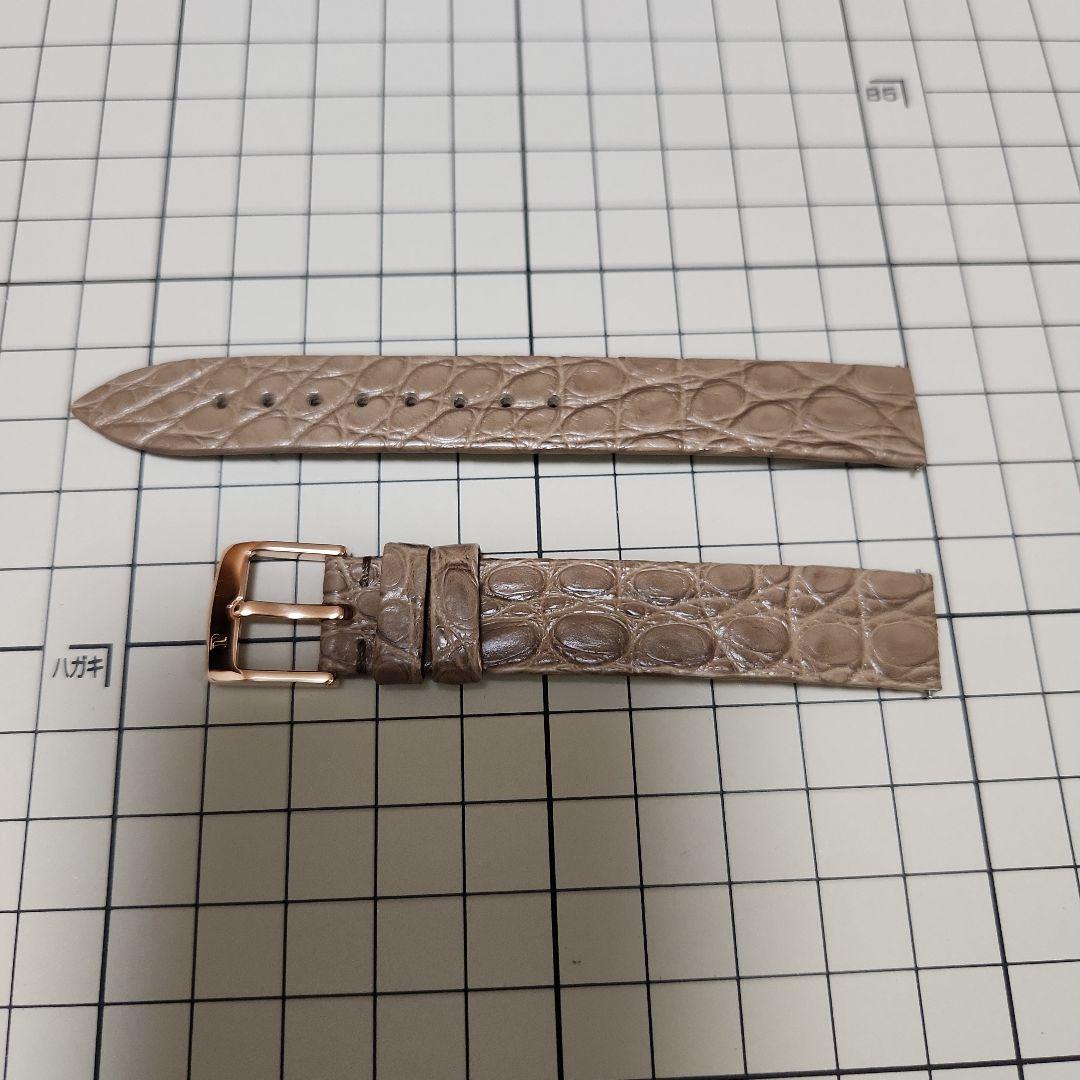 (新品未使用)ピアジェ ポセション 替えベルト グレージュクロコ 丸符
