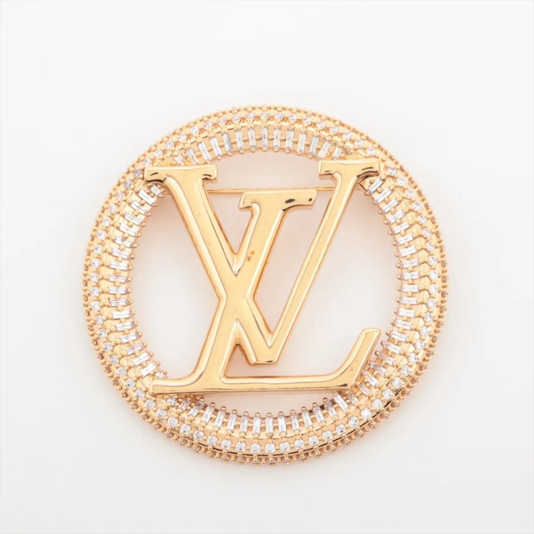 【超美品】LOUIS VITTON ブローチ スパークリングルイーズ
