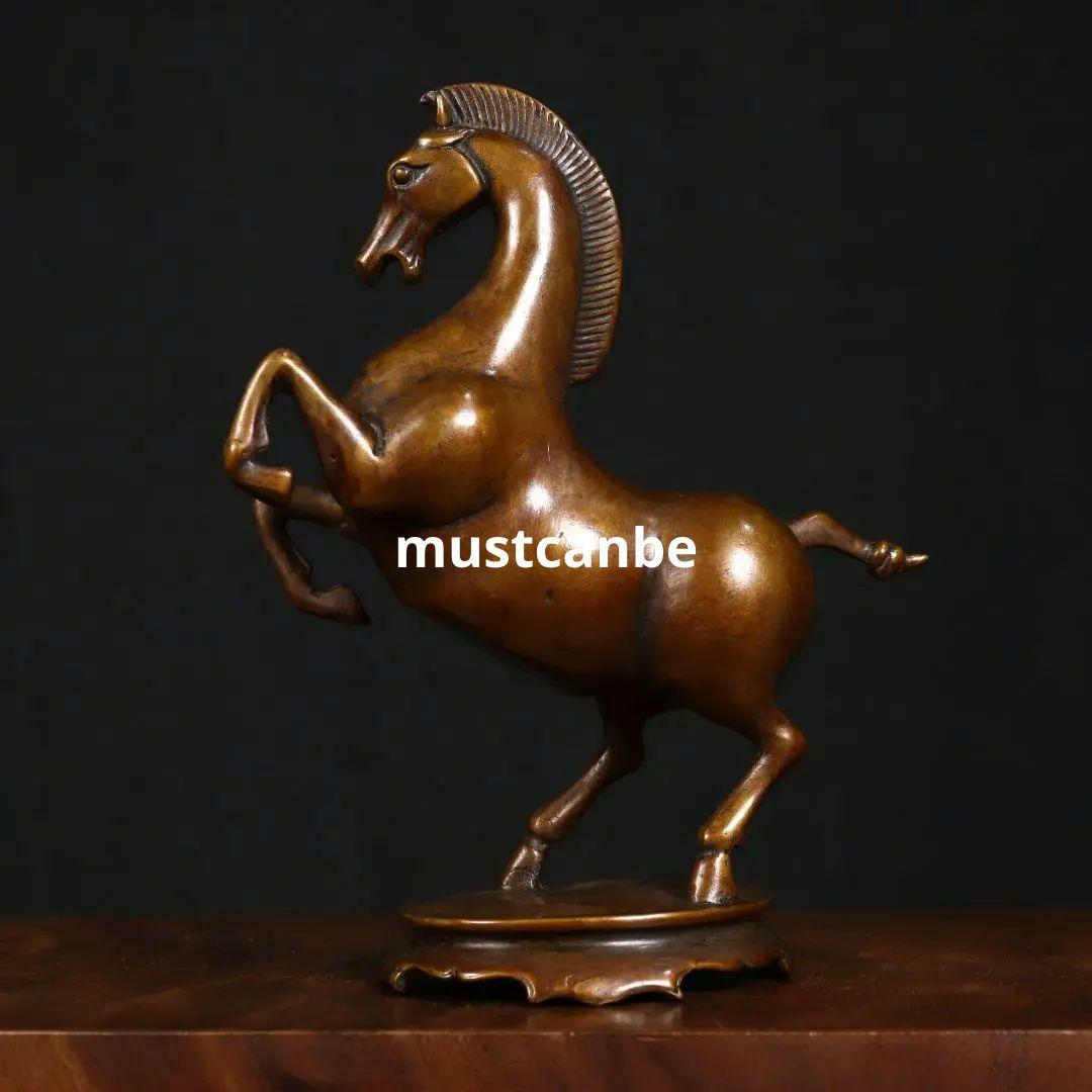 銅製 十二支馬 奔馬 家リビング 玄関 書斎 事務室 装飾品 工芸品 置物