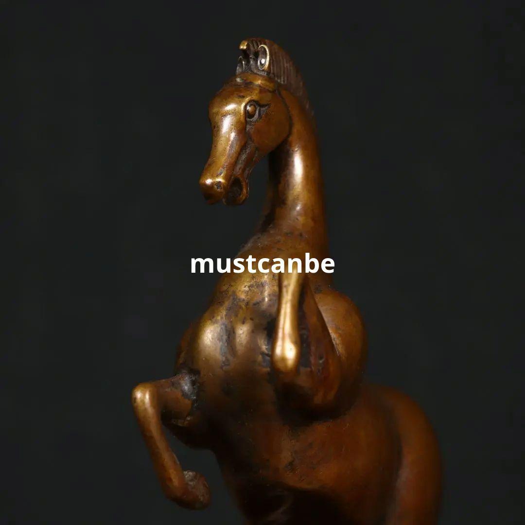 銅製 十二支馬 奔馬 家リビング 玄関 書斎 事務室 装飾品 工芸品 置物