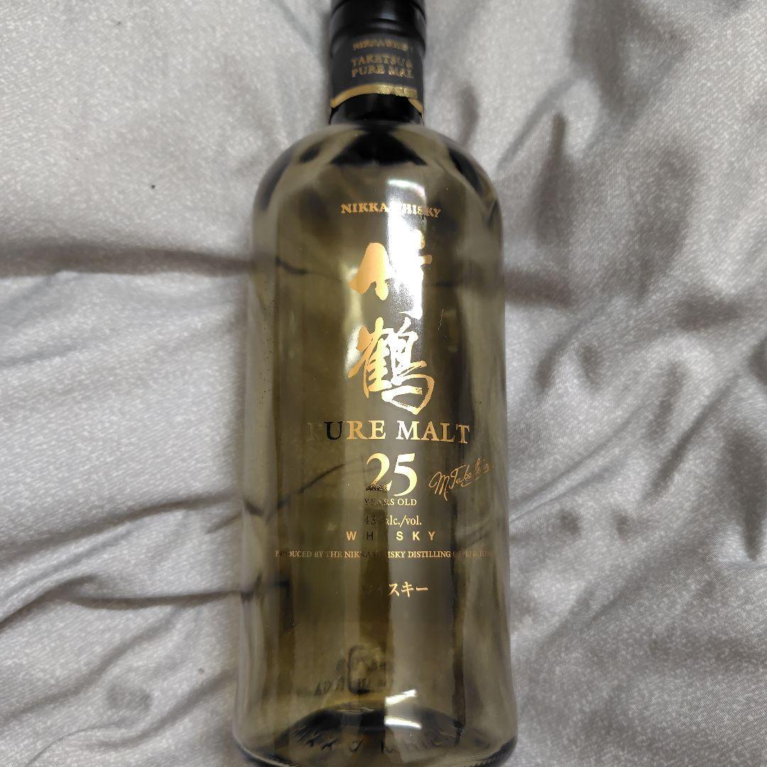 竹鶴25年 外箱＋空瓶＋ 説明書