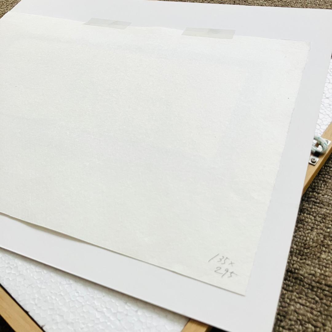 【専用】山口マオ 2001年 原画 額装済み 「サッカーするネコたち」