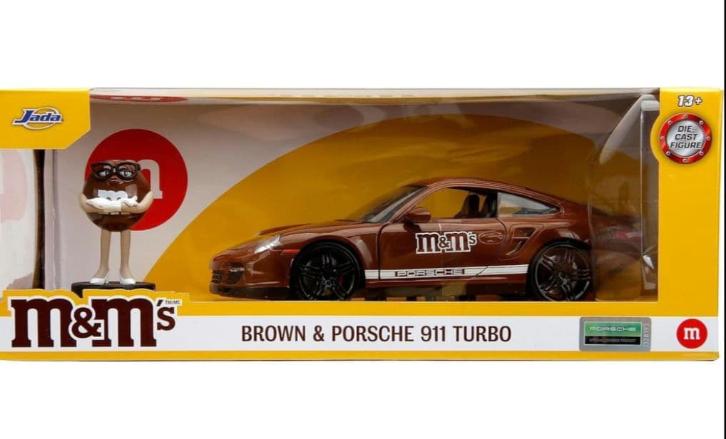 Jada Toys 2007 ポルシェ911ターボウィズブラウン・ティ フィギア