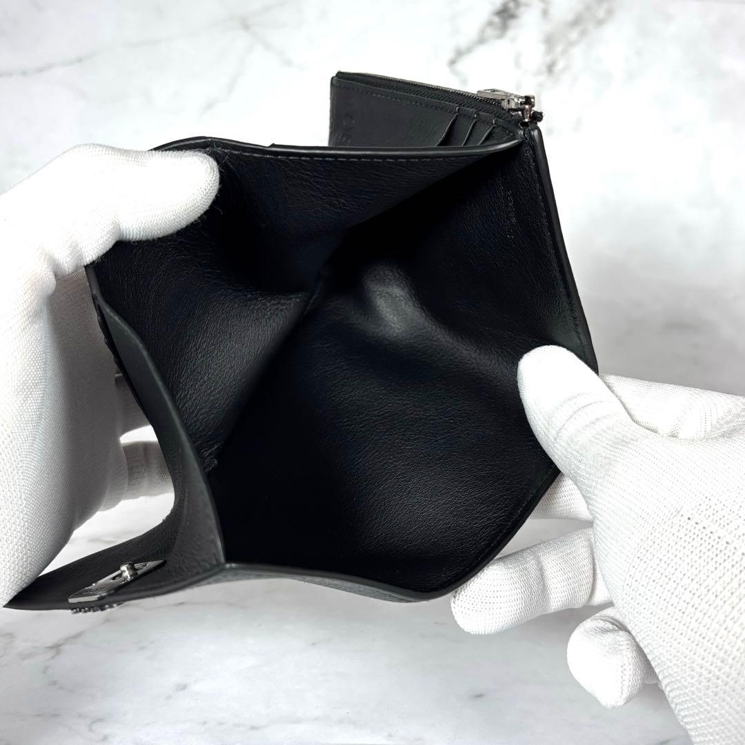 ロエベ　アナグラム　トライフォールドウォレット　三つ折り 財布