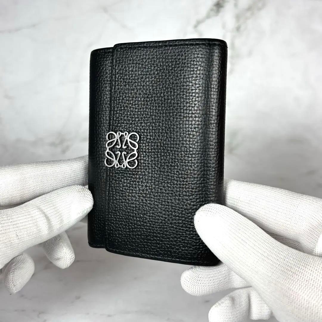 ロエベ　アナグラム　トライフォールドウォレット　三つ折り 財布