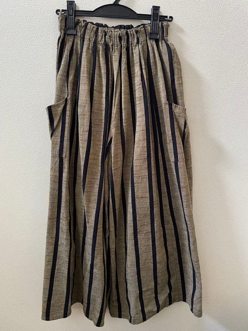 ヤンマ産業 キュロット 超ロング丈 ともえ縞