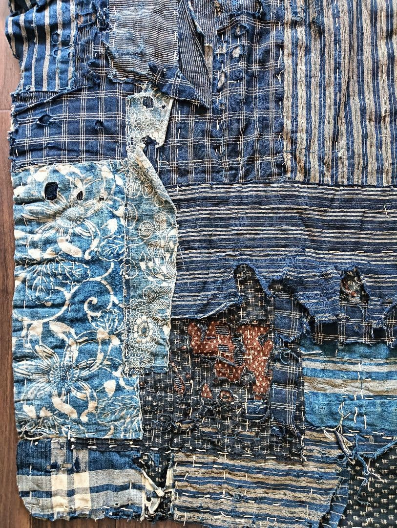 アートピース襤褸敷物　観賞用 boro japan vintage