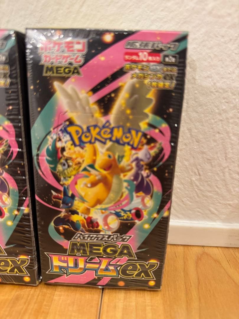 ポケモンカードゲーム　メガドリームex　4箱セット　◆未開封品　初期BOXです。