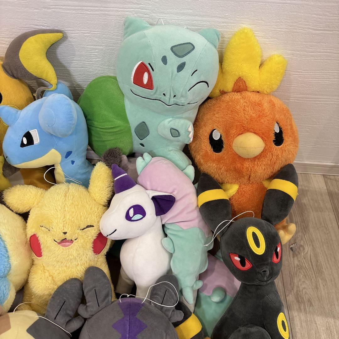 ポケモンぬいぐるみ　まとめ売り　19個　ピカチュウ　大量　フシギダネ