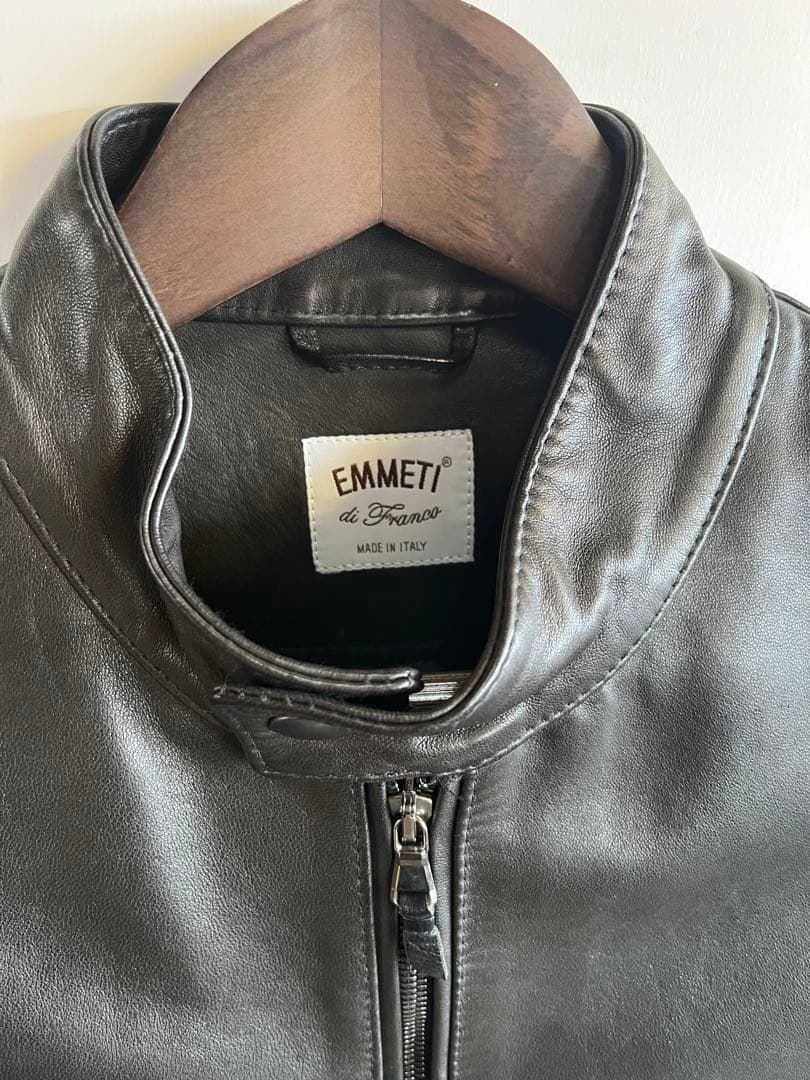 Emmeti エンメティ JURI シングルライダース ブラック 44