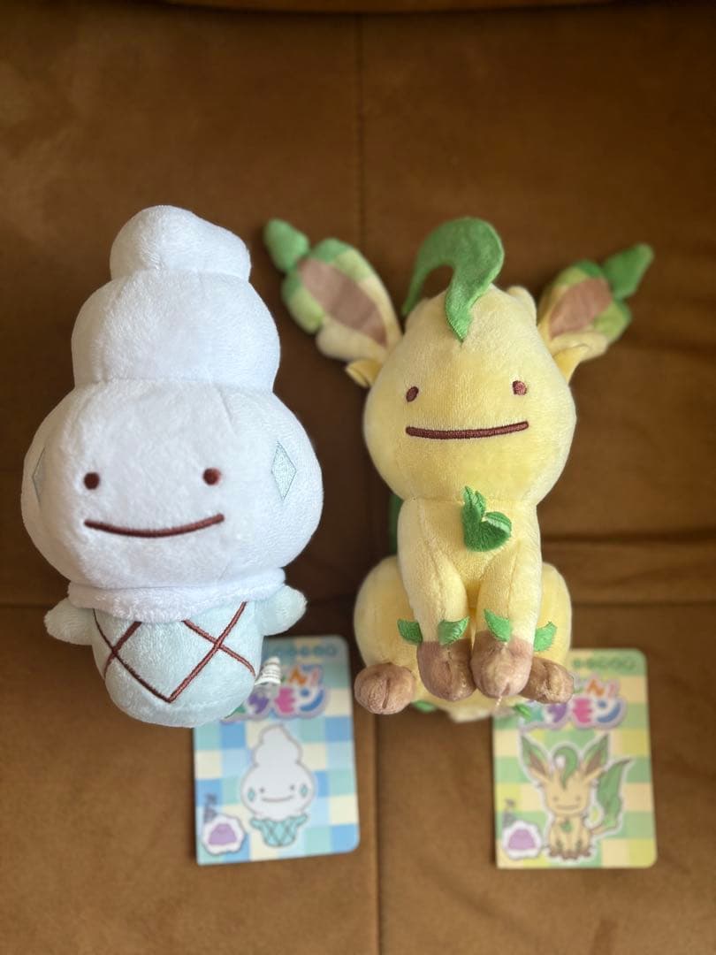 へんしんメタモン　リーフィア　バニプッチ　ポケモンセンター