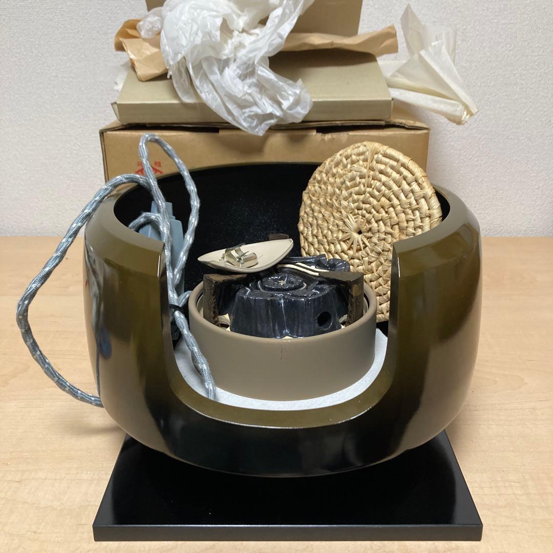 野々田商店 風炉型電熱器 野々田式 炭型ヒーター 茶道具 風炉型電熱器