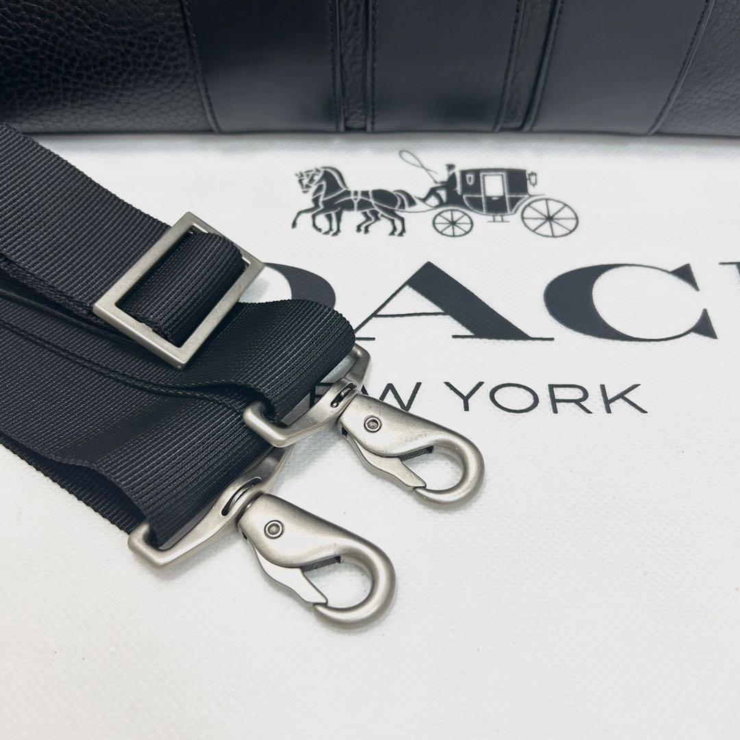 【良品】✅定価9.6万　メンテ済み　コーチ　ビジネスバッグ　COACH ブラック
