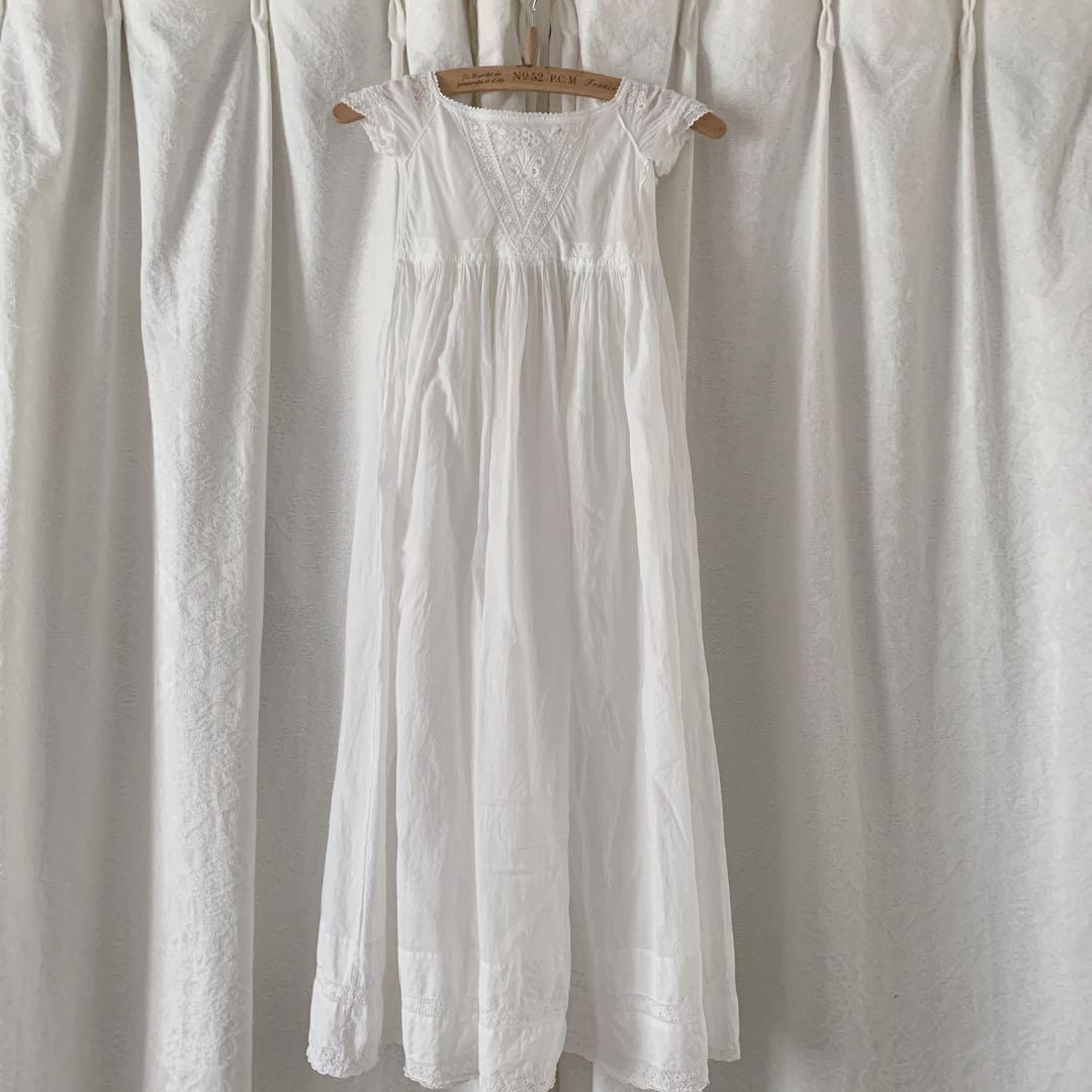 【フランスアンティーク】ベビードレス　洗礼服