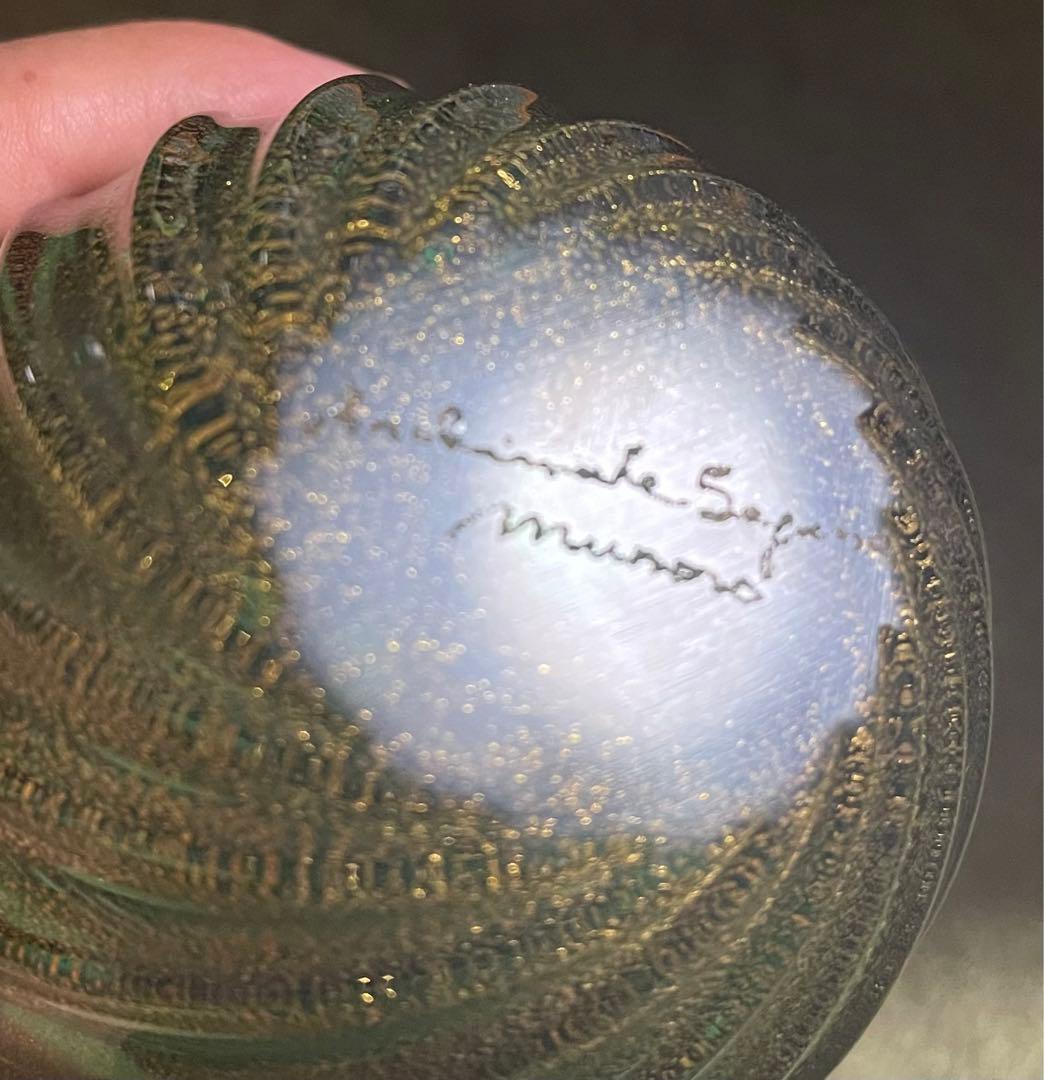 ベネチアンガラス ムラノガラス アルキメーデ・セグーゾ 花瓶 ムラーノガラス