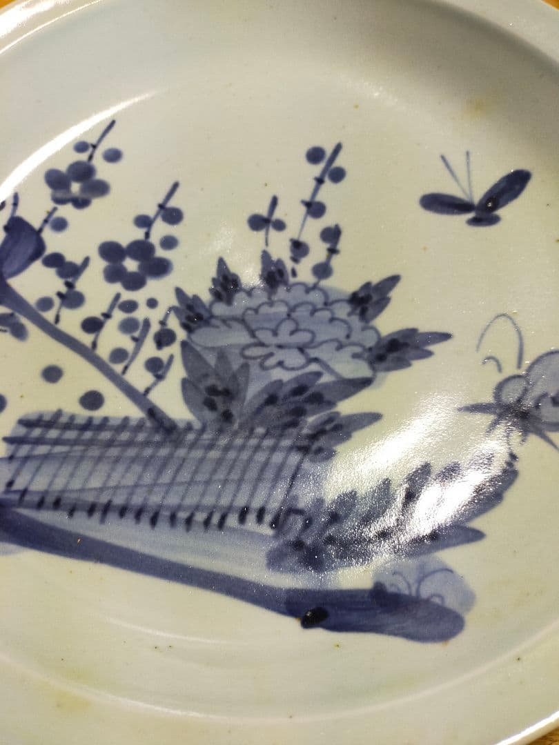 伊万里染付大皿