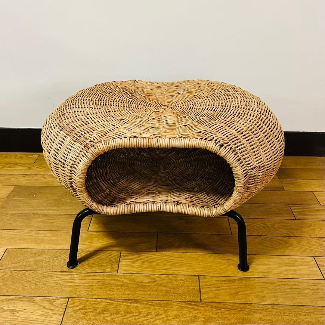 IKEA イケア　GAMLEHULT ガムレフルト ラタン オットマン　送料込み