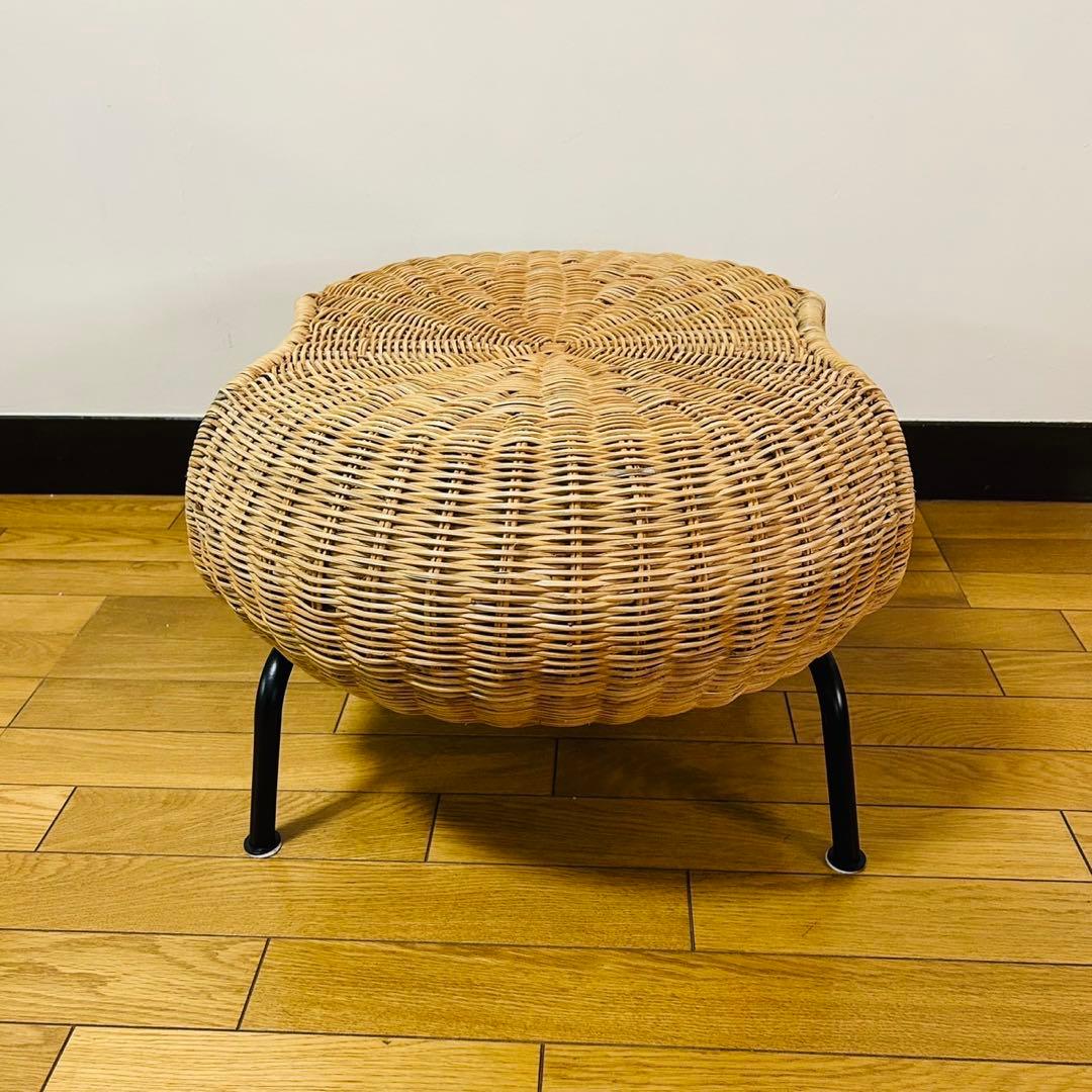 IKEA イケア　GAMLEHULT ガムレフルト ラタン オットマン　送料込み