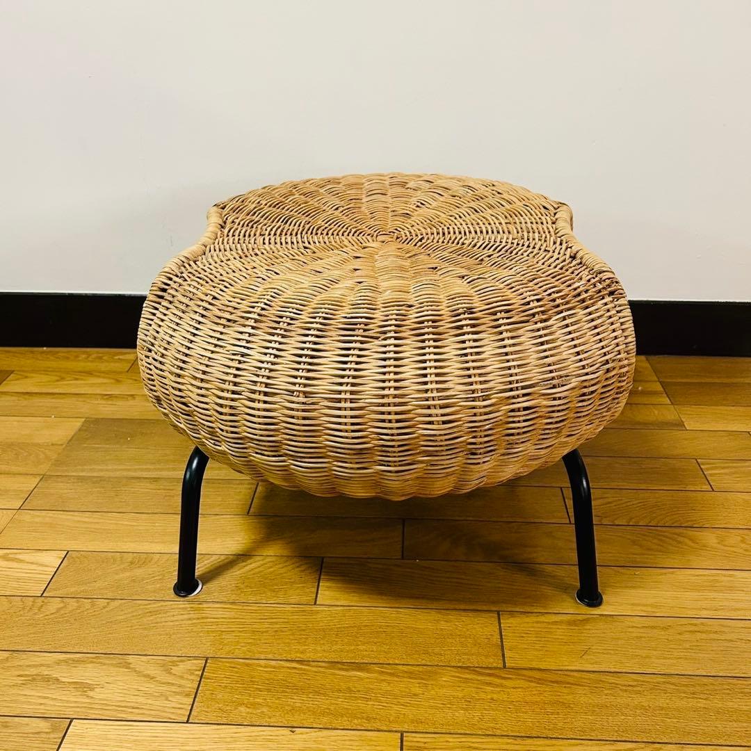 IKEA イケア　GAMLEHULT ガムレフルト ラタン オットマン　送料込み