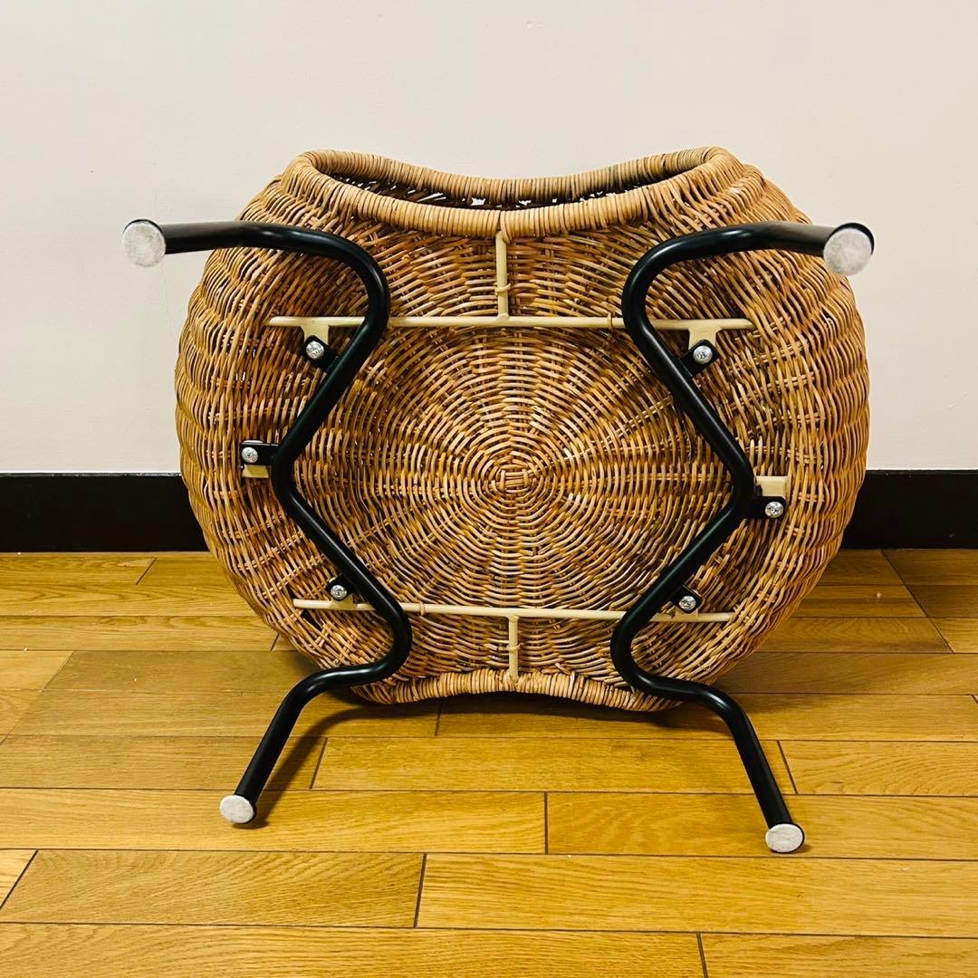 IKEA イケア　GAMLEHULT ガムレフルト ラタン オットマン　送料込み