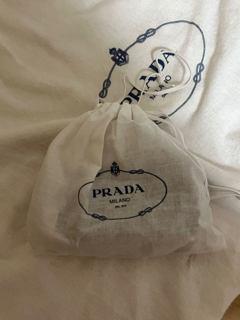プラダ PRADA カナパ トートバッグ L ブラックデニム