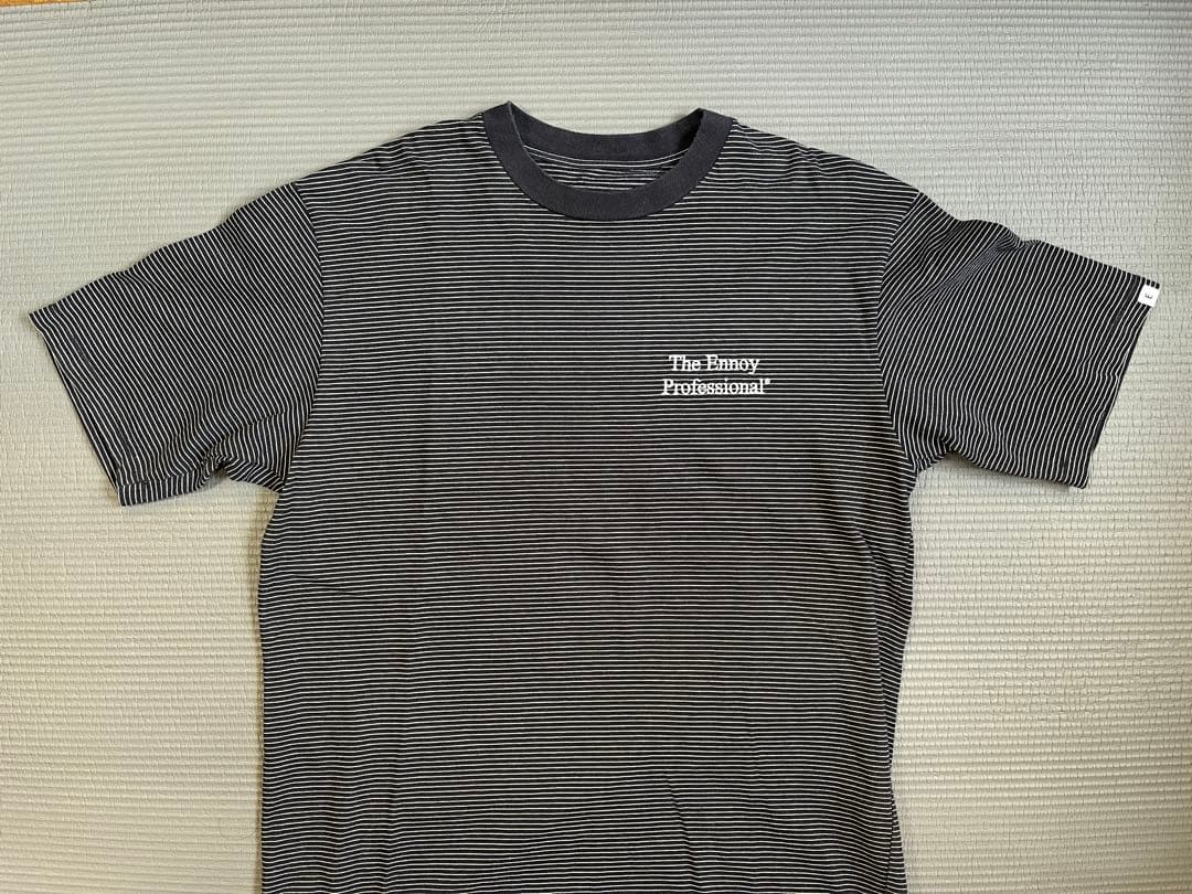 The ennoy professional ボーダー T S/S ブラック M