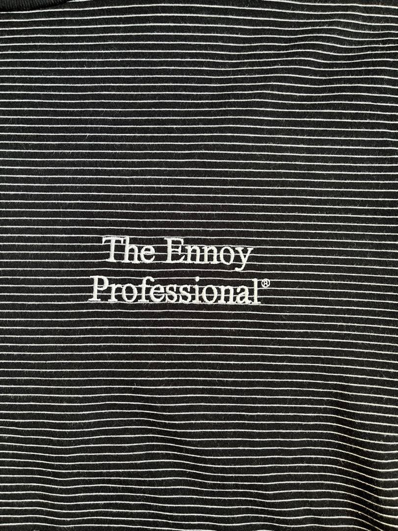 The ennoy professional ボーダー T S/S ブラック M