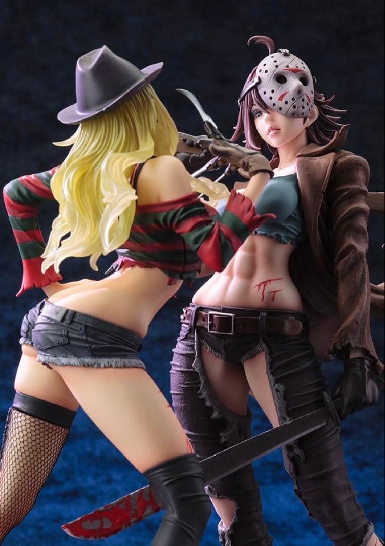 新品未開封 コトブキヤ HORROR 美少女 ジェイソン&フレディ セット