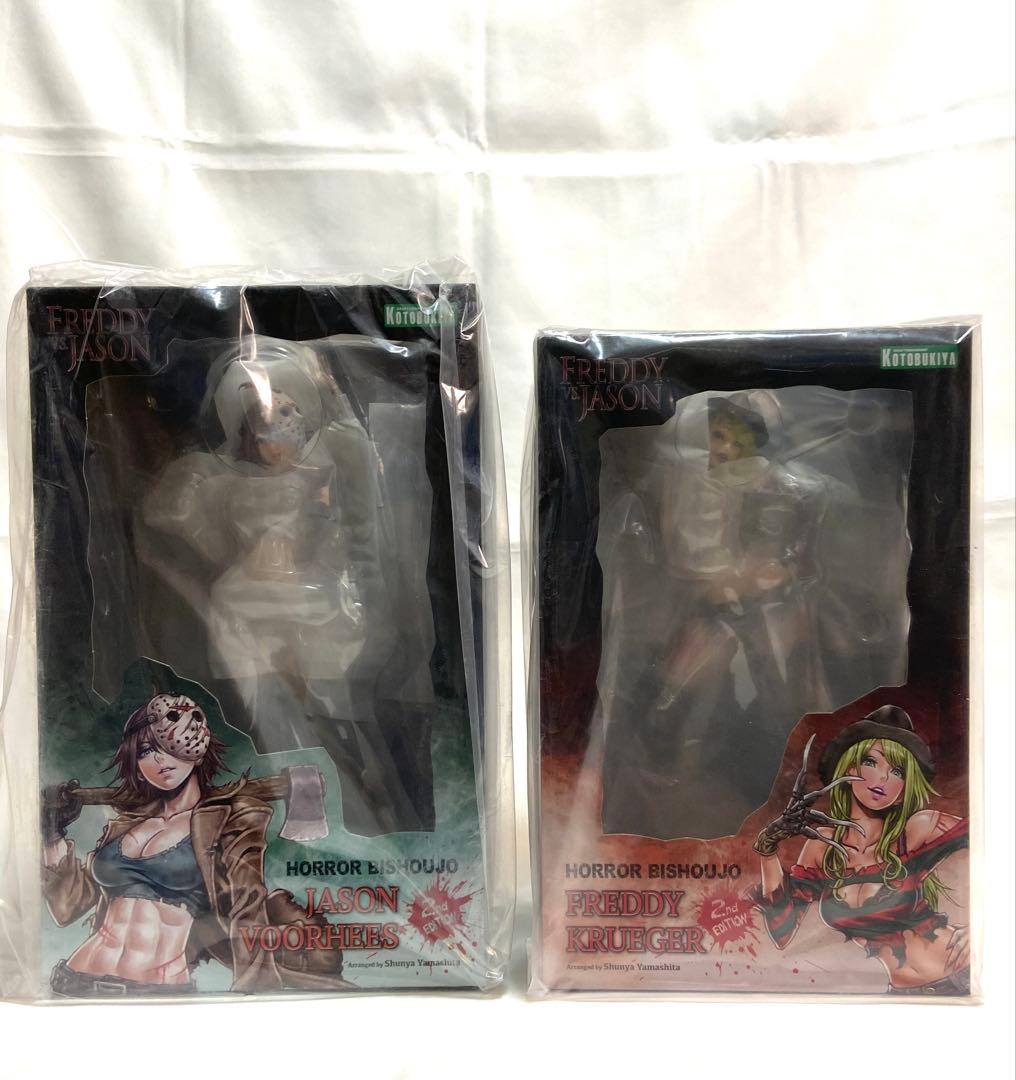 新品未開封 コトブキヤ HORROR 美少女 ジェイソン&フレディ セット