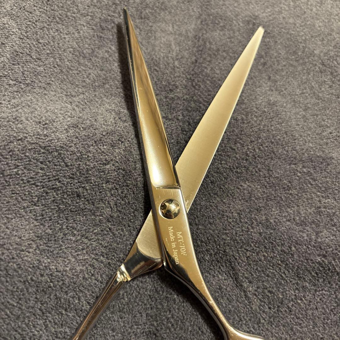 【数回使用】東京理器 胡蝶 ストレートシザー トリミング ハサミ 鋏 MT70F
