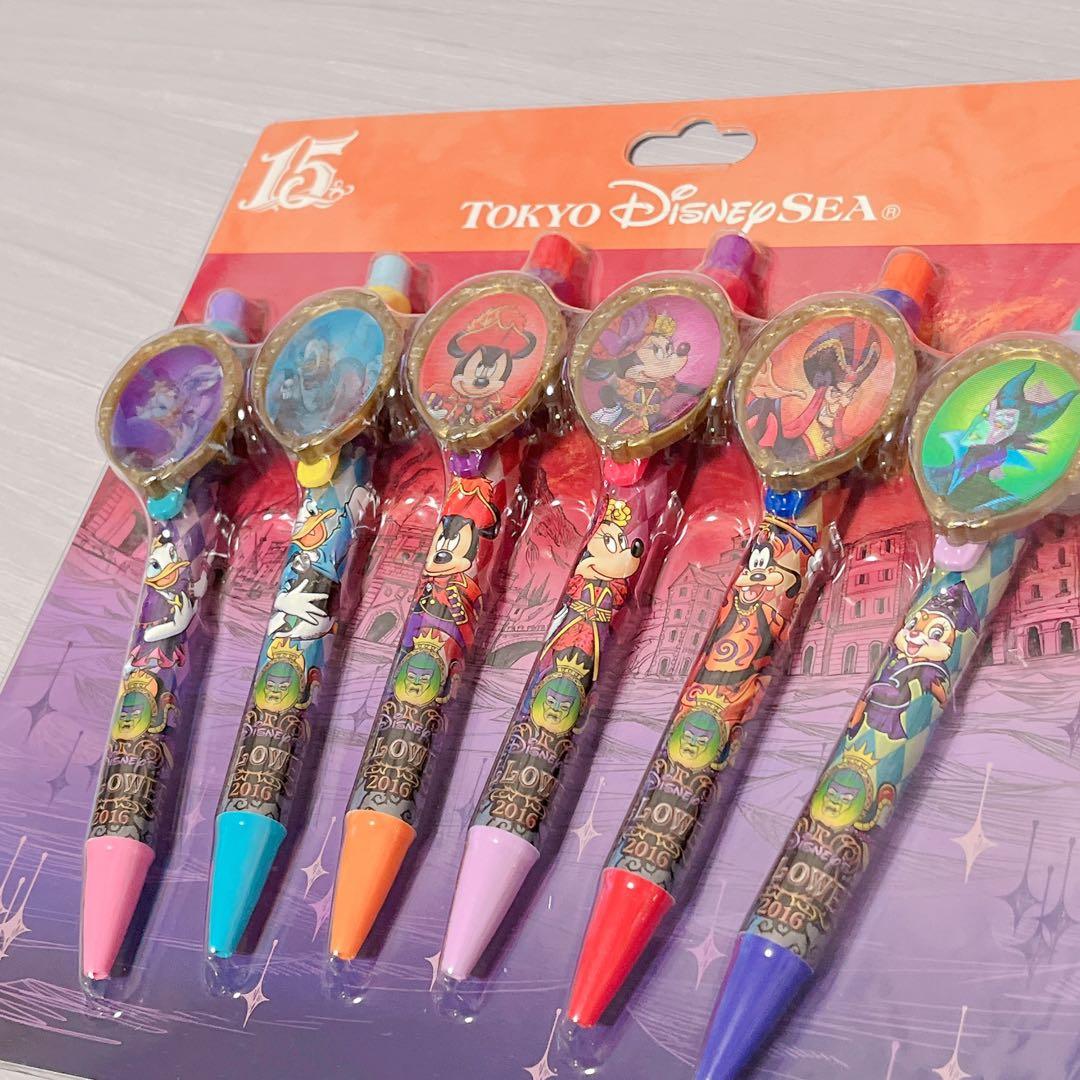 ディズニーシー　ヴィランズ　ボールペンセット　ハロウィーン