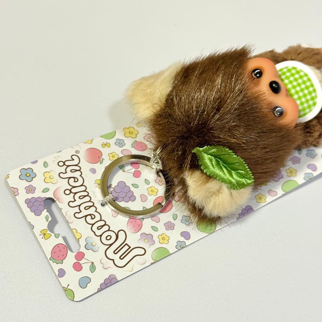 【希少】EUモンチッチ　友達　顔でかタヌタヌぬいぐるみキーホルダー