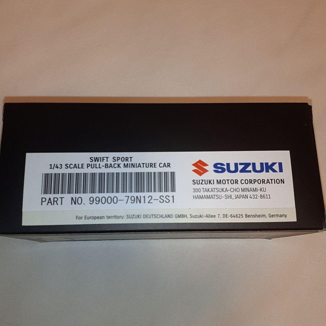 スズキ SWIFT SPORT ZC33S ミニカー 1/43