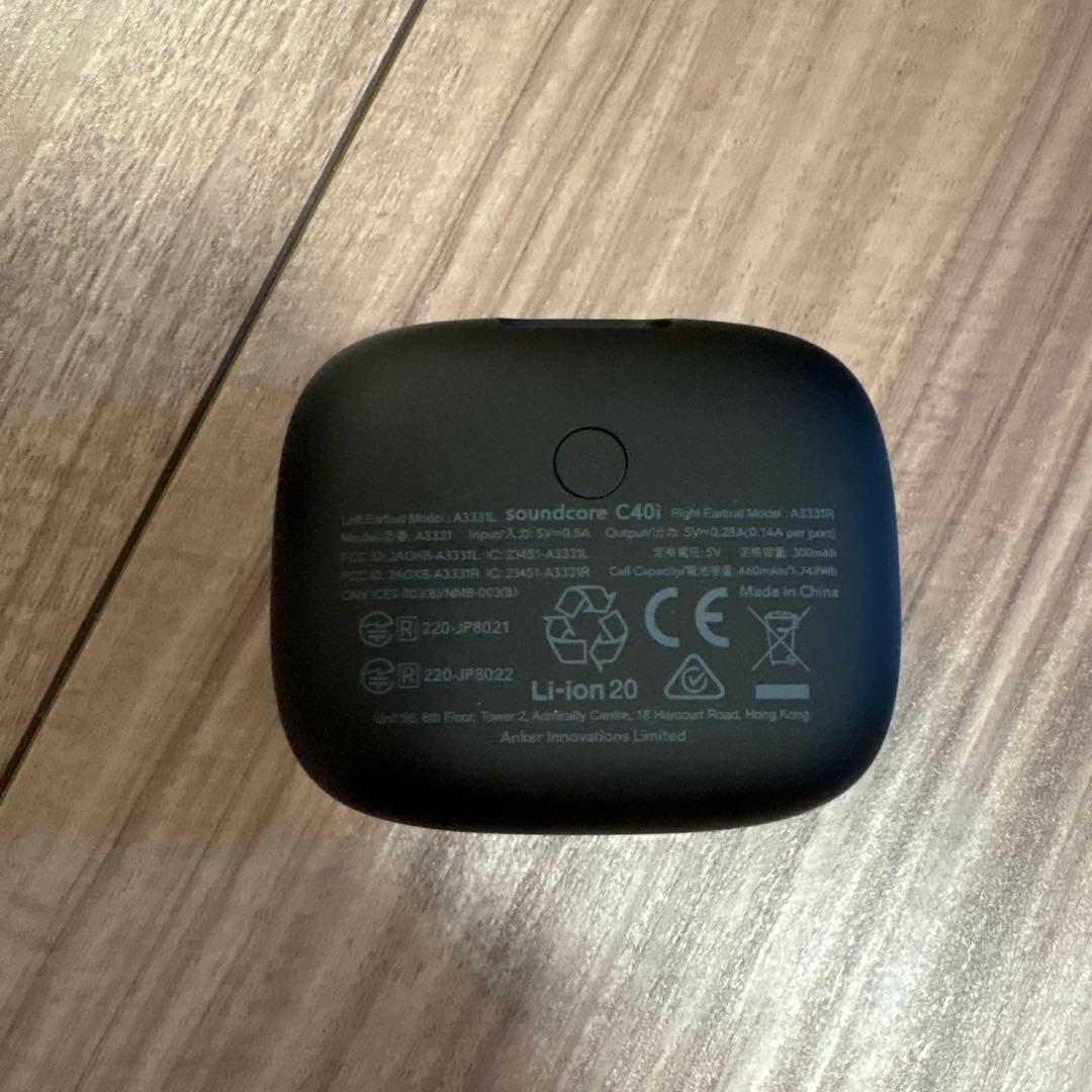 Soundcore C40i ワイヤレスイヤホン ブラック