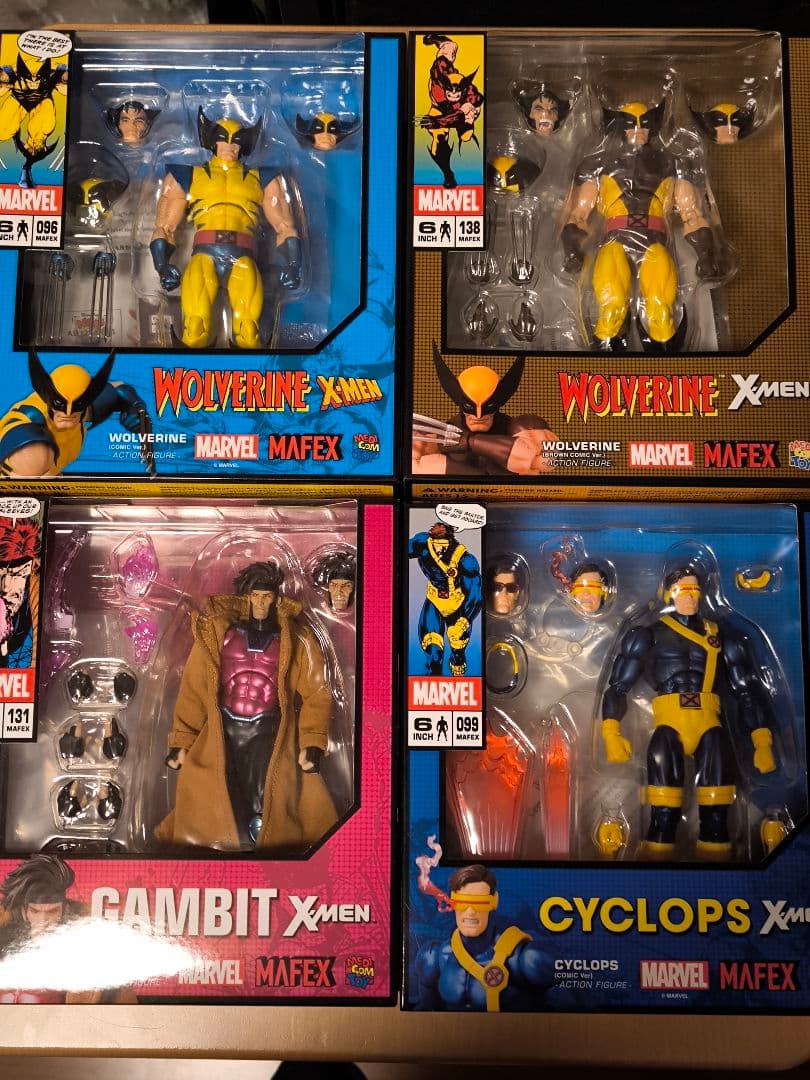 MAFEX WOLVERINE GAMBIT CYCLOPS 4点セット